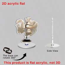 1 Peça Decorativa Acrílica 2D, Escultura Clássica de Bailarina de Cristal, Figura de Dança Elegante, Presente Tátil, Decoração Multiuso para Mesa de Casa/Escritório, Adequado para o Dia dos Namorados, Escultura Plana 2D, Decoração de Escritório, Escultura Elegante, Exposição de Arte, Acrílico de Alta Qualidade, Escultura Plana, Placa Decorativa, Presente de Compras, Decoração de Casa - Multicolorido - Visão 11