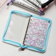 1 Pc A6 Transparent Sticker Book, Loose-Leaf Binder, Sticker Album, Sticker Pages, Stamp Collection Book, Pocket Book, 3D Stickers, Sticker Book, Photo Storage Sleeves, Book Cover, Collectible Card Box, Photo Album, Budget Planner, Diary, Notebook, Office Supplies - A6 - View 4