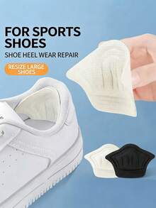 Heel Grip Anti-Slip Anti-Friction Pad, Shoe Size Reducer, Half Size Insert For High Heels, Sports Shoes And Casual Shoes - B-thick Version + Thin Version - View 2