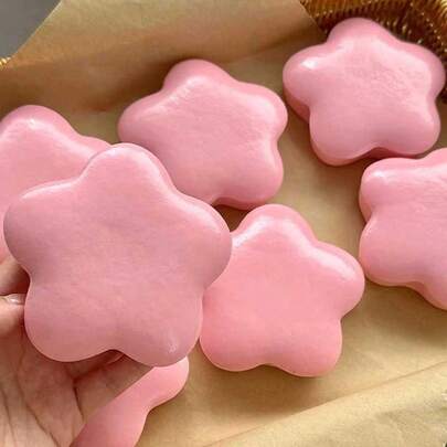 1/3pcs Lucky Star Soft Squishy Bread Toy, Cute Pressure Relief Relaxation Toy, Realistic Bread Simulation, Party Supplies
