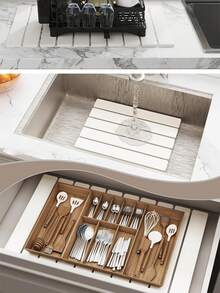 大号可折叠硅胶干燥垫，天然硅藻土材质，浴室专用，超强吸水速干，适用于厨房用具和餐具，适用于任何台面，厨房和浴室均可使用，厨房小工具 - 开斋节、斋月 - 彩色 - 查看 10