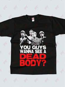 Stand By Me Coming Of Age Movie T-Shirt - Black - View 2