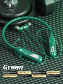 [Acer Official Genuine] OHR635 Neckband Wireless Headphones, Designed For Sports & Workout, Deep Bass High-Definition Sound Quality, Long Battery Life, Comfortable Fit, Support TF Card Playback, Magnetic Storage Anti-Lost, Compatible With Smartphones And Tablets - one-size - View 14
