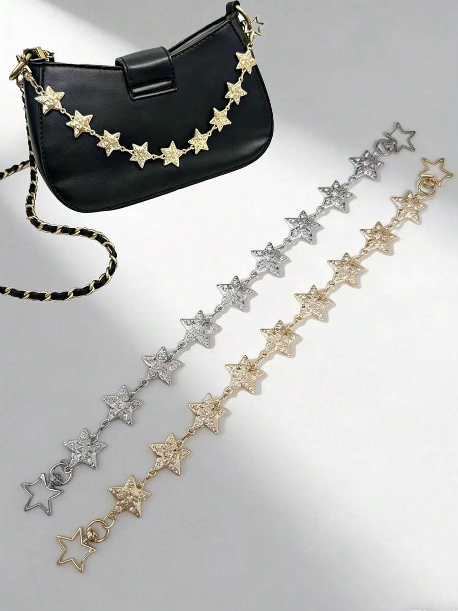 Heart Chain Cherry Chain Fashionable Bag Charm, Dopamine Bag Pendant, Minimalist Elegant Bag Chain - Multicolor - View 1