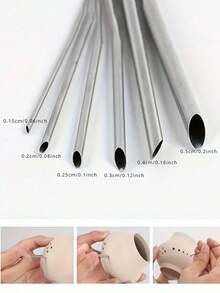 Stainless Steel Clay Sculpting And Carving Tool Set - Precision Pottery Kit With Double-Ended Needle Tools, Loop Cutters & Ribbon Shapers For Polymer Clay, Ceramics & Crafting - Multicolor - View 5