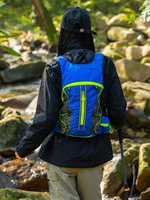 Mochila ligera para senderismo al aire libre, mochila unisex para montañismo, camping y ciclismo - Amarillo - Ver 11