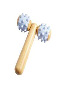 1pc Handheld Double-Layer Massage Roller Device, With Rolling Parts To Relieve Body Aches And Pains, Easy To Operate - View 10