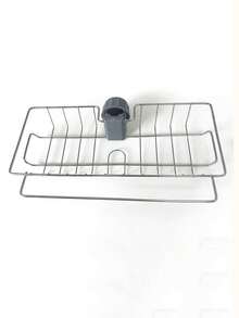 Kitchen Faucet Organizer, Home Dish Drying Rack, Multi-Function Dishcloth Holder, Sink Accessories, Vegetable Washing Basin, Stainless Steel Draining Rack - Multicolor - View 16