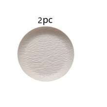 Bộ 2 đĩa sứ nứt cao cấp dùng trong gia đình, đĩa tráng miệng, đĩa ăn nhẹ, bộ đồ ăn, đĩa nhựa, khay phục vụ, đồ dùng nhà bếp, đĩa tiệc, đĩa dã ngoại. - Nhiều màu - Xem 14