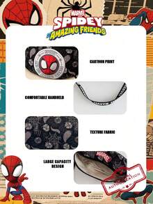 1 Pc Marvel Officially Licensed Spider-Man Pattern Fanny Pack,Multifunctional Sling Bag, Boys' Casual Crossbody Bag, Lightweight Adjustable Strap Chest Bag,Cartoon Coin Purse,Bum Bag, Ideal For Men,Boy, Young Fans,Students, Perfect For Daily School Runs, Outdoor Play, Theme Park Visits, Holiday Trips, Sports , Hiking Bag - VHF52233-s - View 12