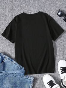 Tween Girls T-Shirts - Black - View 2