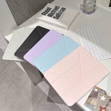 兼容 iPad 2 平板电脑保护套，智能休眠/唤醒功能，透明亚克力背板，可 DIY 定制，时尚 Y 型折叠，兼容 iPad SE 11 英寸 2023 平板电脑保护套，兼容华为 Matepad 11.5S/2025 Matepad 11.5 平板电脑保护套，Matepad SE 11 英寸保护套，适用于 Matepad// - 彩色 - 查看 2