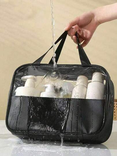 Bộ 3 túi đựng mỹ phẩm PU trong suốt, túi đựng đồ trang điểm vuông màu trơn thời trang mới thêu chữ, túi đựng đồ trang điểm bằng nhung chống thấm nước PVC, túi đựng đồ vệ sinh cá nhân du lịch tối giản in chữ, túi đựng đồ vệ sinh cá nhân in chữ cho nữ, túi đựng đồ trang điểm du lịch mùa hè, túi đựng đồ trang điểm nhà tắm khi đi nghỉ mát, đồ dùng nhà tắm cho năm học mới, ngày Valentine.