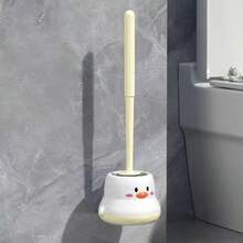 Cute Chicken Plastic Toilet Brush - Household Comprehensive Cleaning Brush, Bathroom Wall-Mounted Toilet Cleaning Set With Brush And Base, No Drilling Required - Cute Style Toilet Brush - View 11