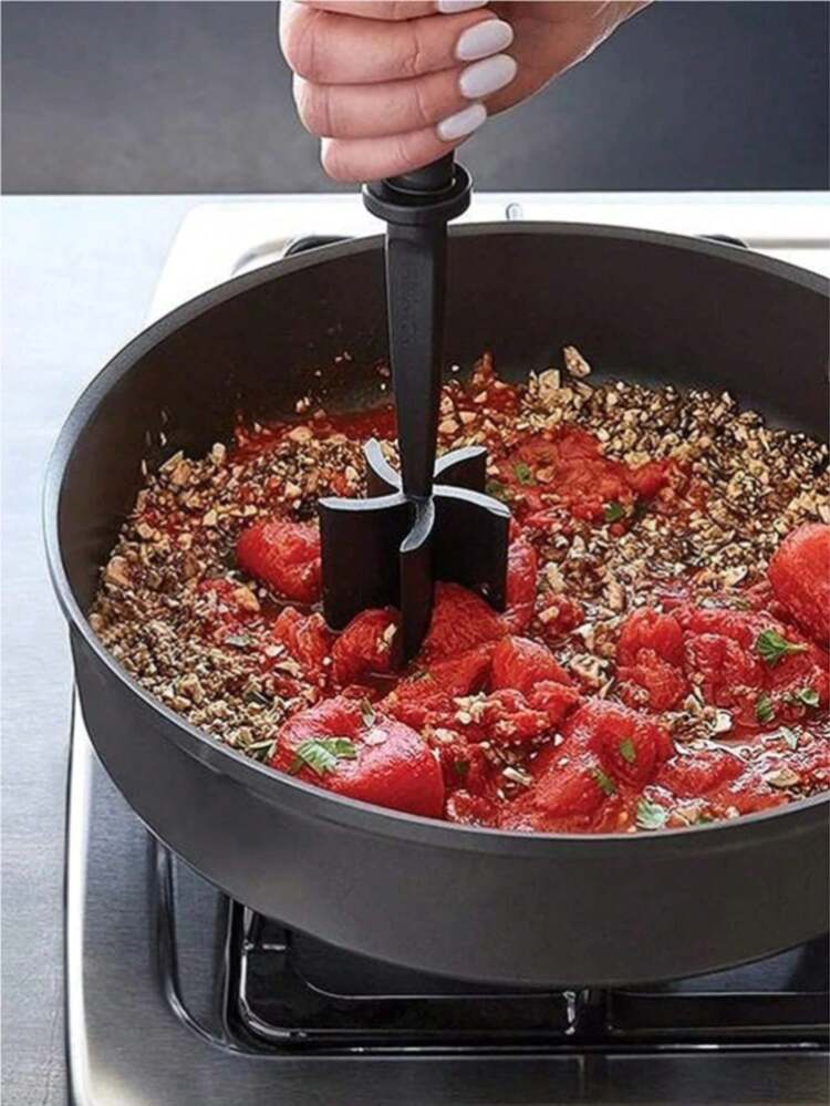 Multi-Purpose Blender Meat Slicer Plus Heat Resistant Nylon Hand Minced Meat Ingredients, Beef Machine, Non-Stick Mix Chopper And Potato Mashing Tool, Kitchen Gadgets, Baking Gadgets, Household Cream Flour Baking Blender, Whisk, Whisk Or Whisk Milk Blender - Multicolor - View 3