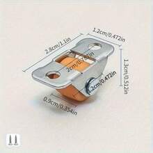 8个定向轮+16个螺丝，重型可锁定脚轮套装，工业级旋转脚轮，平底螺丝安装，适用于橱柜、书柜、家具、电器、搬家必备品 - A - 查看 3