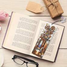 3pcs/Set DIY Diamond Painting Bookmarks - Animal Designs, Multicolor Mosaic Decor - View 3