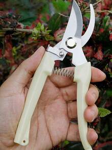 1/2件套不锈钢重型修枝剪，带软垫手柄，适用于修剪花卉、灌木、树篱、树枝等，是家庭庭院草坪园艺的理想工具。 - 多色 - 查看 8