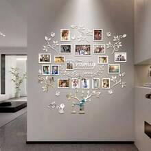 亚克力装饰墙贴相框套装，易于安装的家居装饰相框，适用于客厅、卧室、餐厅、沙发背景墙、玄关背景墙、墙面装饰！ - A款 - 查看 7