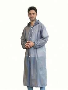 Bộ 1 áo khoác ngoài trời dày dặn chống thấm nước + giày chống thấm nước, unisex, áo khoác dài chống thấm nước, đồ dùng cắm trại - Nhiều màu - Xem 8