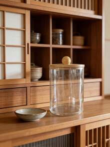 1/2/3/4pcs Cotton Pad Holder, 10oz Cotton Swab Jar Transparent Storage Box, Bathroom Organizer Dispenser - Multicolor - View 15