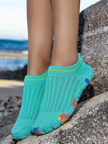 Unisex Water Shoes For Swimming, Beach, Diving, Non-Slip And Scratch-Resistant, Soft Bottom Beach Socks - Cadet Blue - View 8