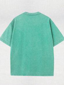 [Official Authorization] 1pc Cars Series_ Double-Sided Printed T-Shirts For Men And Women, Disney Fans - Màu xanh bạc hà - Xem 2