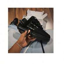 Men's Tesla Skater Shoes, Non-Slip, Comfortable, Casual - màu đen - Xem 3