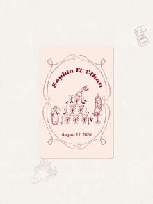 Customized Wedding Playing Cards With Photos, Personalized Wedding Playing Cards Set, Customized Printing Souvenirs, Bride Party Favors, Couple's Wedding Anniversary Personalized Playing Cards - Multicolor - View 15