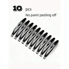 10pcs Hair Clips, Thickened & Matte Pea Clip, Black Bb Clip, Curved Clip, Rectangular Edge Clip, Hair Bangs Clip Accessories, Hair Accessories For Women, Fall, Travel, Hair Tools, Accessories Women, Hair Stuff, Fall, Hair Accessories Women, Hair Tools, Hair Stuff, Stuff, Beauty Accessories, Gifts, Travel, Gifts For Women, Hair Stuff, Stocking Stuffers,Stocking Stuffers,Stocking Fillers,Stocking Stuffers For Women,Stocking Fillers Women,Christmas Gifts,Gifts,Christmas Stocking Fillers,Gifts For Women,Gift,Christmas Gift,Stocking Stuffers For Adults,Stocking Fillers For Adult,Hair Stuff,Women's Accessories,Stocking Stuffer,Coming-Of-Age Hair Accessory,Christmas Hair Accessories,Gift Ideas For Women,Beauty Stocking Fillers,Christmas Gifts For Women - Black - View 2