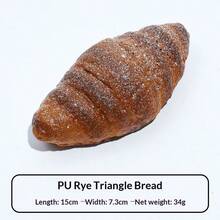 Mô hình bánh mì baguette giả trông như thật, chất liệu PU, thích hợp làm quà tặng sinh nhật/Giáng sinh/Lễ Phục sinh, món quà hoàn hảo. - Nhiều màu - Xem 8