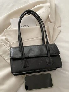 2026新款优雅日常风现代简约时尚多功能女士单肩包 - 黑色 - 查看 11