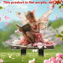 2D亚克力仙女草坪花园插牌，适用于庭院、院子、草坪 - C - 查看 4