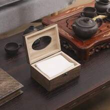 1个木质纸巾盒，办公桌茶几桌面纸巾收纳盒，防水纸巾架。实木豪华酒店餐桌餐巾纸巾盒。 - 彩色 - 查看 8