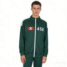 一套（上衣+裤子）万圣节畅销DIY游戏角色扮演绿蓝套装 - 墨綠色 - 查看 8