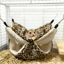 Sugar Glider Sleeping Nest, Hanging Small Pet Sleeping Bag, Hamster Hammock, Chinchilla Sleeping Nest, Guinea Pig Hiding Nest - polka dots - View 17