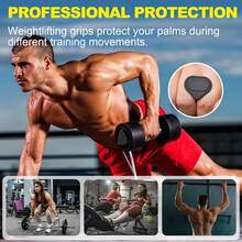 Gym Gloves Grip Strengthener Silicone Palm Grips Crosstraining Palim Grip Hand Protection For Gymnastics Weightifting Exercise - Multicolor - View 4