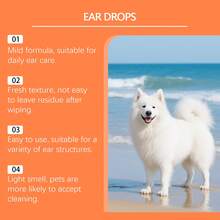 Pet Ear Care Solution, Gentle Formula Cleans Ear Canal, Maintains Ear Freshness Daily Care - Multicolor - View 5