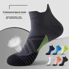 Driftmere 1/3/4 Pasang Kaos Kaki Kompresi untuk Lari Pria dan Wanita, Kaos Kaki Atletik Pendek, Bernapas, Ringan, dan Setinggi Mata Kaki dengan Dukungan Lengkungan Kaki untuk Maraton, Mendaki, dan Olahraga di Gym. - MultiWarna - View 5