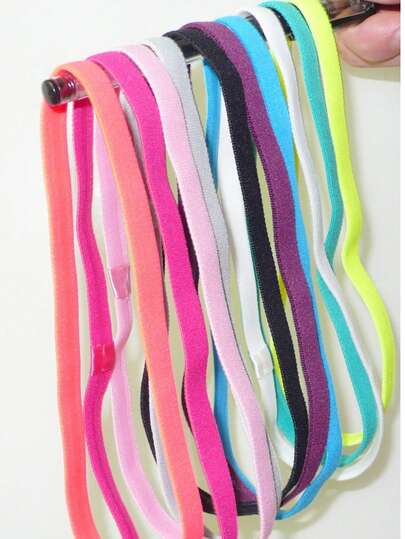 Diadema elástica unisex, adecuada para mujeres. Esta diadema deportiva está hecha de material de silicona, adecuada para usar durante el yoga, ejercicios de fitness y otros deportes.