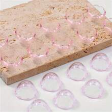 10/30/50颗装多色夜光水母珠 - 树脂隔珠，适用于DIY手链和手机链，珠宝制作材料 - 彩色 - 查看 4