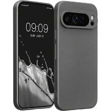 Compatible Case For Pixel 9 Pro - Ultra-Thin TPU Case With Raised Edges - Metallic Gray, 42500030 - 卡其色 - 查看 1