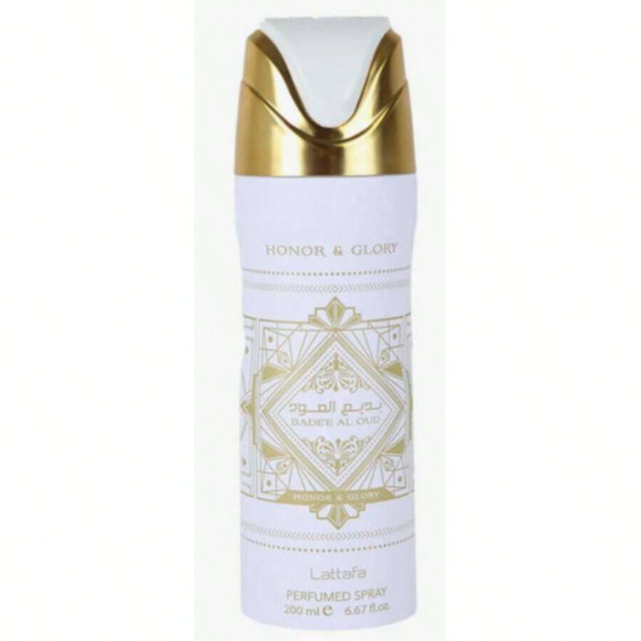 Lattafa 200ml Deodorant Spray - Danh dự và Vinh quang Trắng - Xem 1