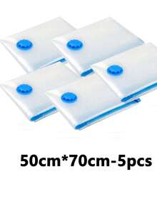 5/3/1 Piezas Bolsas de almacenamiento por compresión al vacío gruesas, bolsas comprimidas impermeables y antihumedad para ropa de cama, viajes, dormitorio, bolsas reutilizables para ahorrar espacio, útiles escolares, decoración del dormitorio, regalo de Navidad - Ver 26
