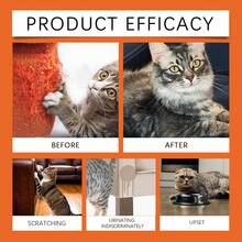 YEGBONG Spray de soin doux pour chat, formule naturelle apaisante, réduit les griffures et les morsures, spray de protection pour la maison - Voir 3