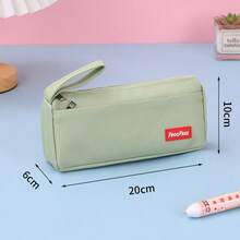 Customized Text LOGO Minimalist Pencil Case, Large Capacity Stationery Bag, Stationery Box, Student Pencil Pouch For Men & Women, Back To School Gift, Exclusive Pencil Bag, Student Large Capacity Pencil Bag, Dirt-Resistant Minimalist Stationery Box, High-Quality Pencil Box, Stationery Pencil Bag - Multicolor - View 17