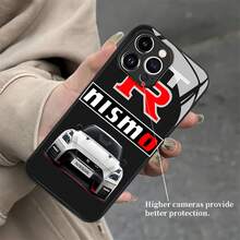 Estuche para teléfono estilo GT-R Nismo Compatible con estuches para teléfonos   17  16 Pro Max  15 Pro Max  13 y  12 Hecho de material TPU premium y elegante resistente a caídas y golpes Un regalo perfecto para familiares, amigos, seres queridos, novios/novias y para aniversarios - Negro - Ver 5