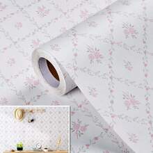 1卷加厚田园花卉图案贴纸，适用于客厅、卧室和电视背景墙装饰；易于移除。 - 田園小花 - 查看 31