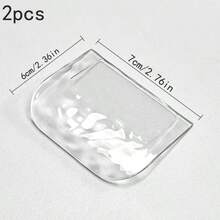 2个透明易用马桶座圈升降把手，马桶座圈增高器，马桶座圈开启器，升降把手，固定把手，防污染，浴室配件，圣诞礼物，节日礼物，新年礼物 - 多色 - 查看 11