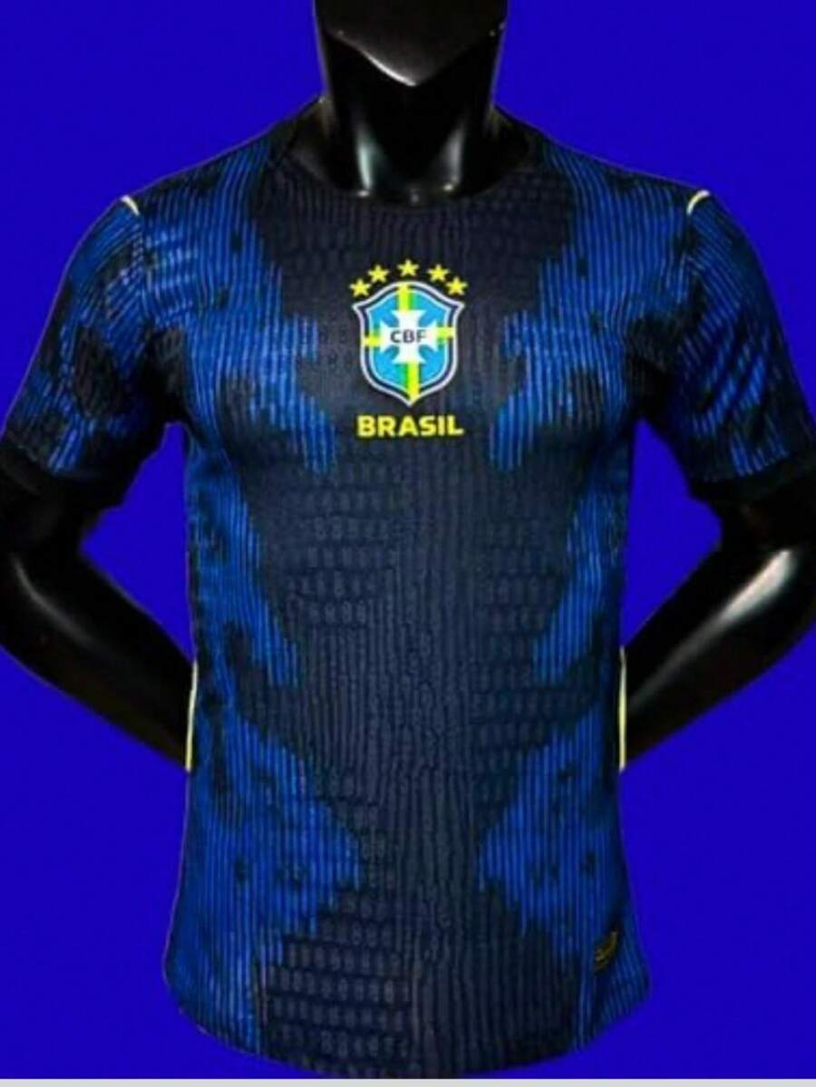 Brazil Blue Black Jersey 25/26 Men's Perfect Gift!! - Màu xanh ngọc - Xem 1